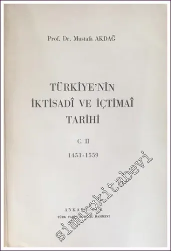 Türkiye'nin İktisadi ve İçtimai Tarihi 2 Cilt TAKIM - 1959