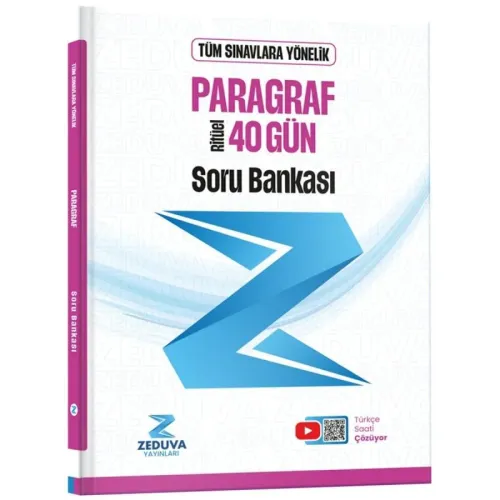 Zeduva Yayınları Türkçe Saati 40 Gün Ritüel Paragraf Soru Bankası