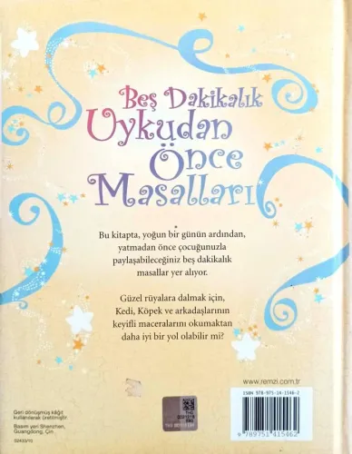 Beş Dakikalık Uykudan Önce Masalları Kollektif Remzi Kitabevi