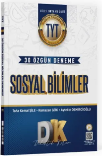 Didaktik Kalem Yayınları TYT Sosyal Bilimler 30 Deneme