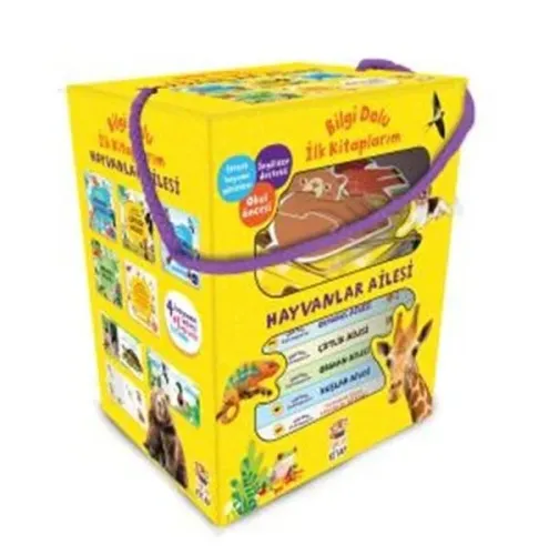 Bilgi Dolu İlk Kitaplarım - Hayvanlar Ailesi Seti (5 Kitap)