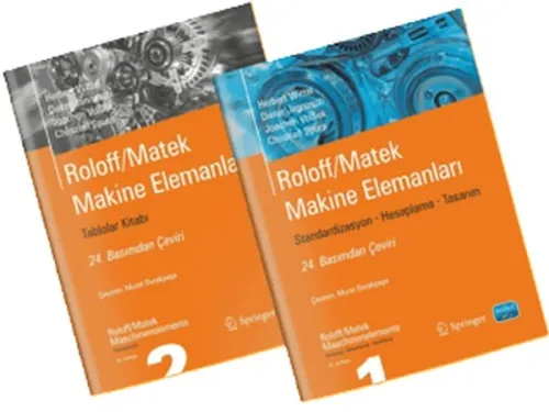 Roloff - Matek Makine Elemanları Seti - 2 Kitap Takım
