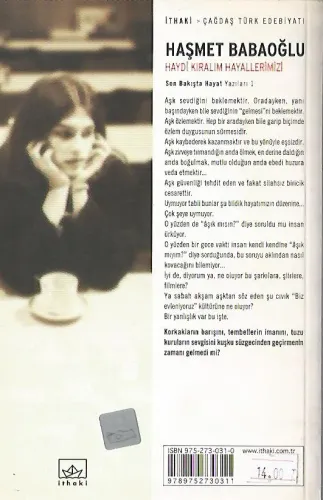 Haydi Kıralım Hayallerimizi Haşmet Babaoğlu ithaki %50 indirimli