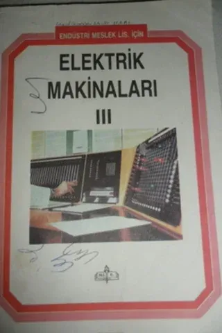 Elektrik Makinaları III