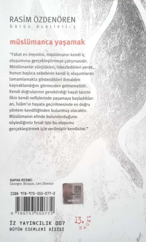 Müslümanca Yaşamak Rasim Özdenören İz Yayıncılık