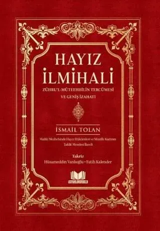 Hayız İlmihali Zührul Müteehhilin Tercümesi
