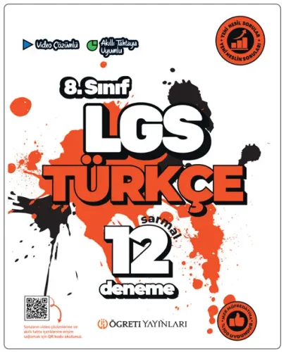 Öğreti Akademi 8. Sınıf LGS Türkçe Sarmal 12 Deneme
