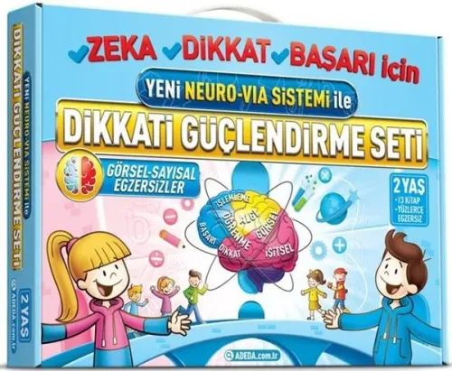 Dikkati Güçlendirme Seti - Yeni Neuro VİA Sistemi ile (2 Yaş) - ön kap