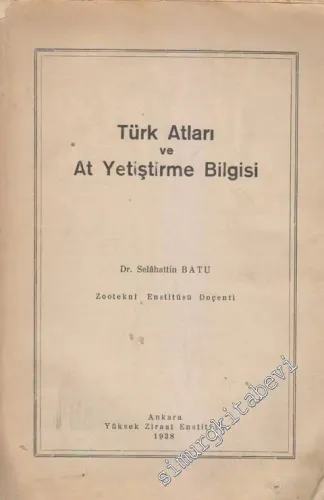 Türk Atları ve At Yetiştirme Bilgisi -