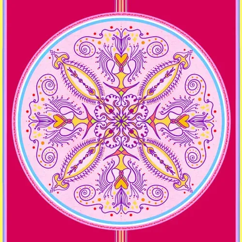Mandala Series 4.1 mm Now-Here Doğal Kauçuk Kaydırmaz Yoga Matı