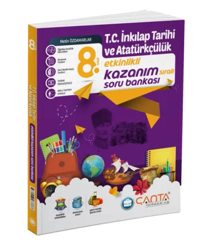 8.Sınıf – T.C. İnkılap Tarihi ve Atatürkçülük Etkinlikli Kazanım Sıralı Soru Bankası