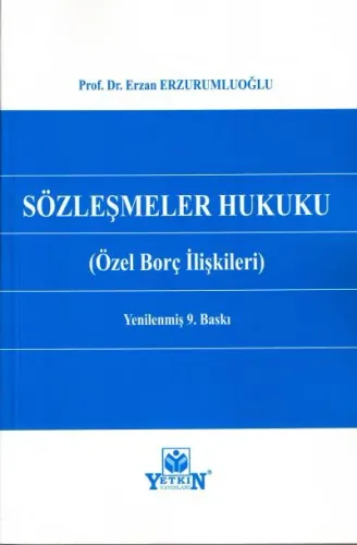 Sözleşmeler Hukuku