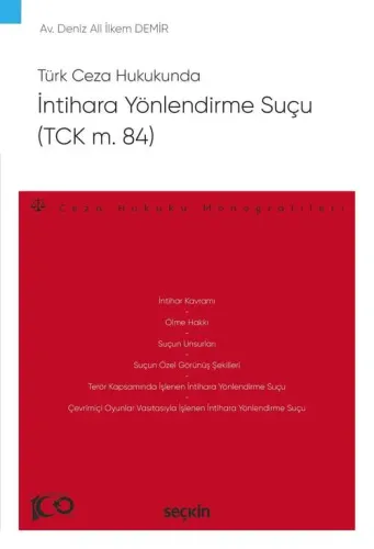 İntihara Yönlendirme Suçu (TCK m. 84)