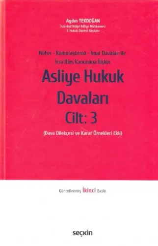Asliye Hukuk Davaları Cilt: 3