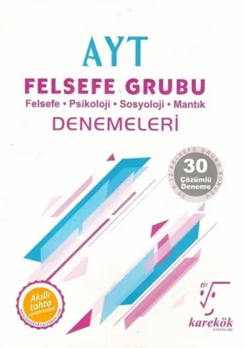 Karekök AYT Felsefe Grubu Denemeleri (Yeni) %21 indirimli Ahmet Sezgin