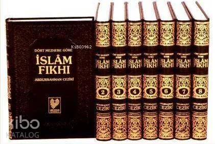 Dört Mezhebe Göre İslâm Fıkhı; (büyük boy 8 cilt, 1. hamur kâğıt, ciltli)