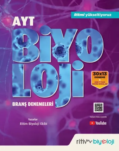 Ritim Biyoloji AYT Biyoloji 30 x 13 Branş Denemeleri