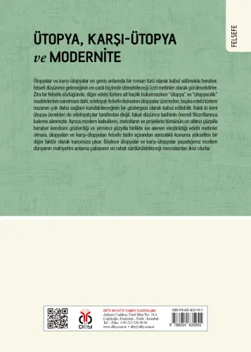 Ütopya, Karşı-Ütopya ve Modernite Deniz Kurtyılmaz Ütopya, Karşı-Ütopya ve Modernite Deniz Kurtyılmaz