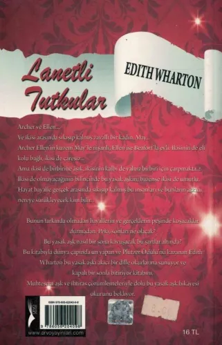 Lanetli Tutkular Edith Wharton Arvo %44 indirimli