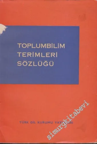 Toplumbilim Terimleri Sözlüğü -