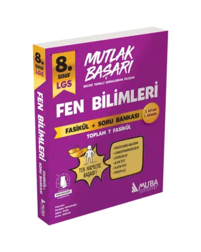 MUBA MB 8. SINIF FEN BİLİMLERİ FASİKÜL + SORU BANKASI