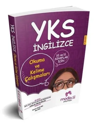 Modadil Yayınları YKS 10. ve 11. Sınıflar İçin İngilizce Okuma ve Kelime Çalışmaları