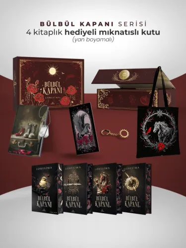 SET-BÜLBÜL KAPANI SERİSİ(4 KİTAP) MIKNATISLI KUTU-YAN BOYAMALI