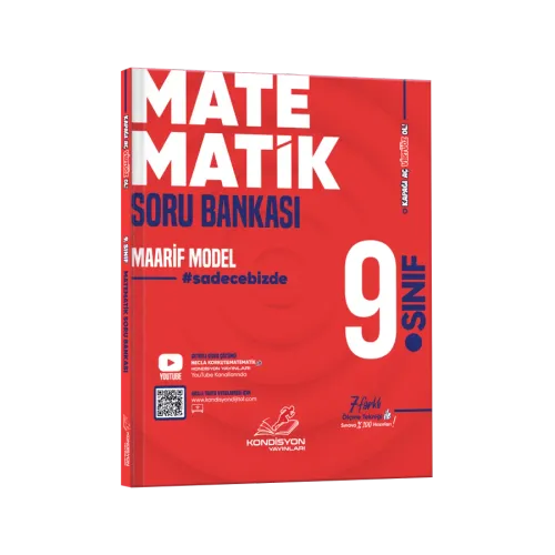 KONDİSYON YAYINLARI 9.SINIF VİRTÜÖZ MATEMATİK SORU BANKASI