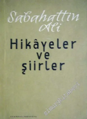 Hikâyeler ve Şiirler -        1963