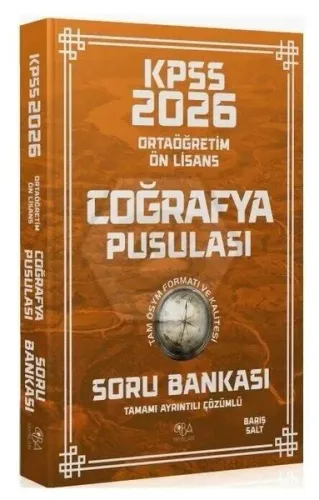 CBA Yayınları 2026 KPSS Lise Ortaöğretim Ön Lisans Coğrafya Pusulası S