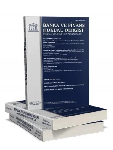 Legal Banka ve Finans Hukuku Dergisi 2022 Yılı Aboneliği (4 Sayı)