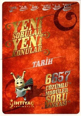 KPSS Tarih 6657 Çözümlü Modüler Soru Bankası