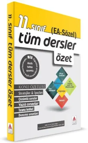 Delta 11. Sınıf EA-Sözel Tüm Dersler Özet