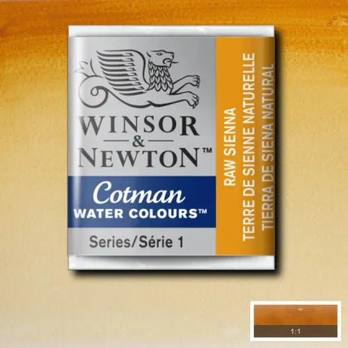 Winsor & Newton Cotman Sulu Boya Yarım Tablet Raw Sienna 552
