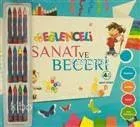 Eğlenceli Sanat ve Beceri (4 Yaş - Mavi Kitap) Kalem Hediyeli