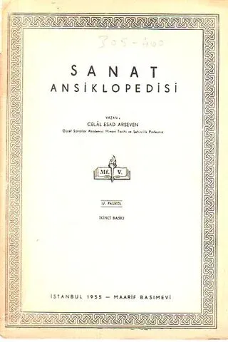Sanat Ansiklopedisi 1955 / IV. Fasikül