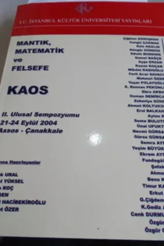 Mantık, Matematik ve Felsefe Kaos
