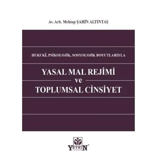 Yasal Mal Rejimi ve Toplumsal Cinsiyet
