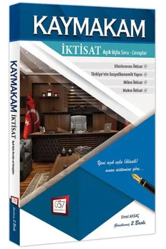 657 Kaymakamlık İktisat Hazırlık Kitabı 2018