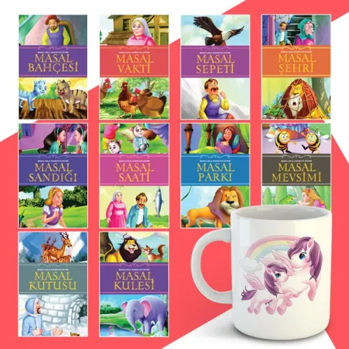 Masallarla Karakter Eğitimi 10 Masal ve Unicorn Kupa -1 - Halkkitabevi