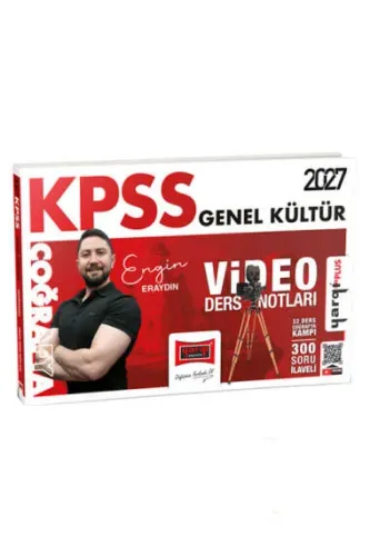 Yargı Yayınları 2027 KPSS Genel Kültür Coğrafya Video Ders Notları