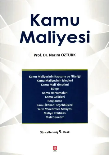 Kamu Maliyesi Nazım Öztürk