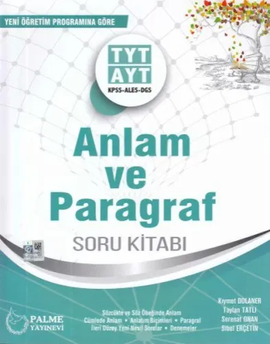 Palme TYT AYT Anlam ve Paragraf Soru Kitabı