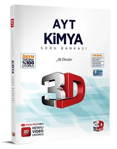 3D AYT Kimya Soru Bankası