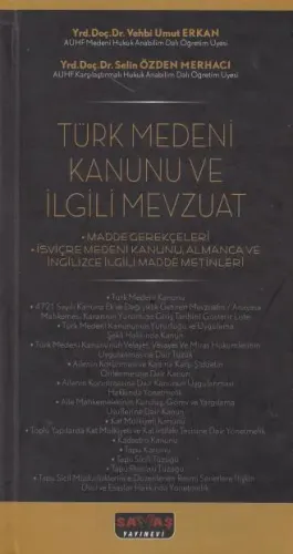 Türk Medeni Kanunu ve İlgili Mevzuat