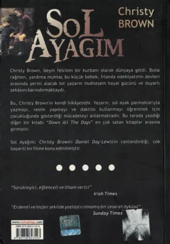 Sol Ayağım Christy Brown Nokta Kitap %46 indirimli