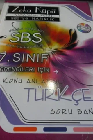7.Sınıf SBS Türkçe Konu ANlatımlı Soru Bankası