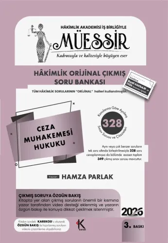 Müessir İdari Yargı Ön Sınavına (İYÖS) Ceza Muhakemesi Hukuku