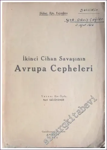 İkinci Cihan Savaşının Avrupa Cepheleri -        1950