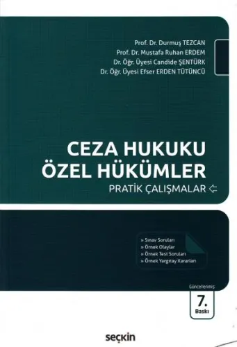 Ceza Hukuku Özel Hükümler Pratik Çalışmalar